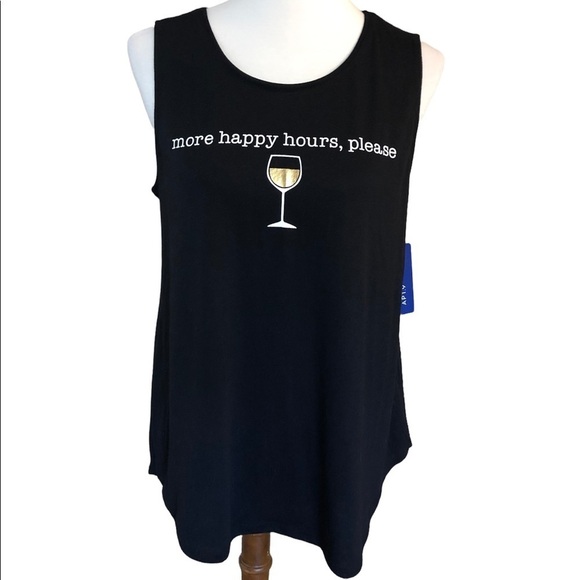More Happy Hours Tank NWT - Picture 3 of 7